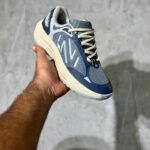کتونی نیوبالانس (New Balance 990v6 Blue/Grey)زنانه رنگ آبی طوسی