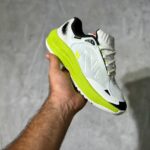 کتونی نیوبالانس (New Balance 990v6 )زنانه رنگ سفید با جزییات سبز