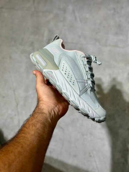 کتونی اسکیچرز Skechers D’Lites زنانه رنگ طوسی روشن