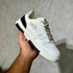 کتونی آدیداس Adidas Court Platformرنگ سفید با جزییات مشکی مردانه