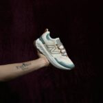کتانی نیو بالانس (New Balance) مدل اسپرت کرم، مناسب پیاده‌روی و استفاده روزانه ست زنانه مردانه